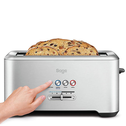 Sage Bit More 4 Slice Toaster Brushed Stainless | BTA730UK - Image 3