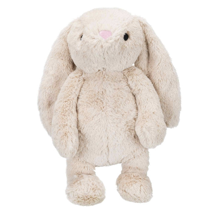 Bunny Plush Dog Toy with hidden squeaker, soft fabric, rustling foil, 38cm – perfect cuddle and play by Keans Claremorris.