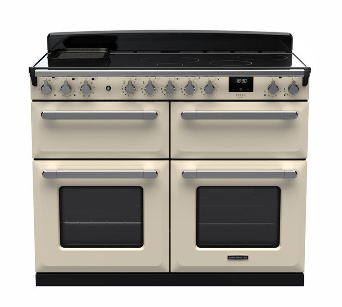 Rangemaster Induction Estel Deluxe 110cm Slow Cook Oven Chrome Trim - Image 3