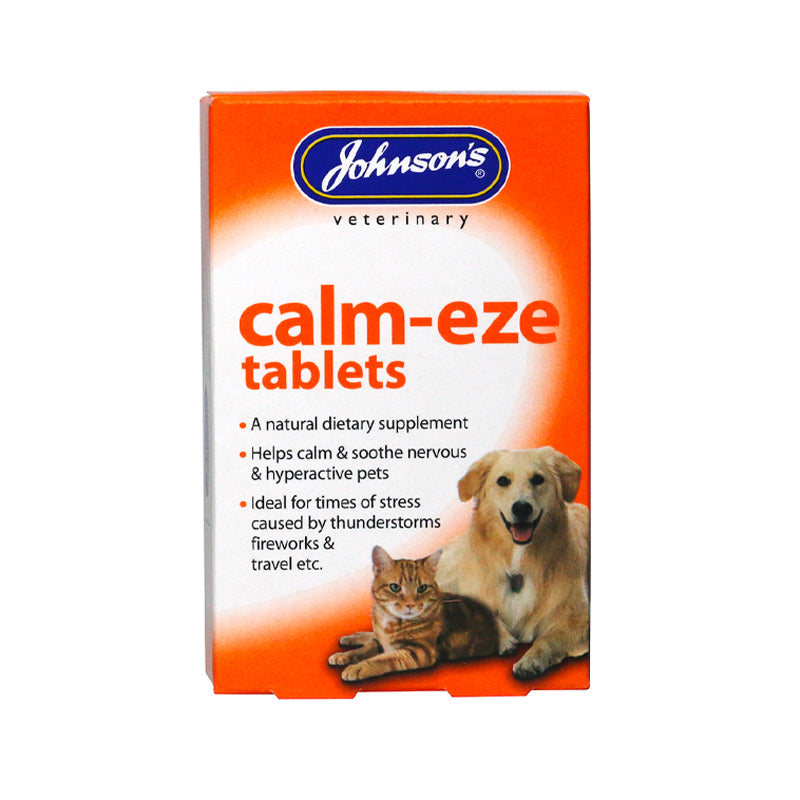 Johnson's Calm-Eze pet calming spray for soothing anxiety and stress, available at Keans Claremorris.