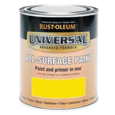 Rust-Oleum Painters Touch Universal Canary Yellow Gloss Paint 750ml - All Surface Primer, Keans Claremorris