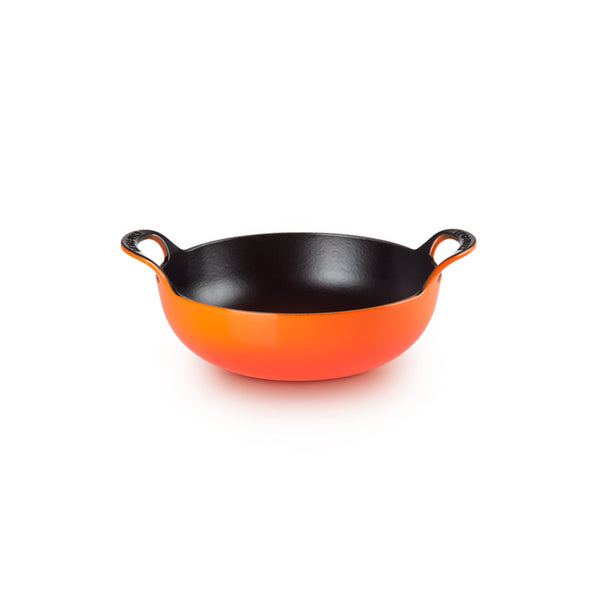 Le Creuset Cast Iron Balti Dish 24cm Volcanic, enamelled cast iron, 2.7L capacity, dishwasher safe – Keans Claremorris