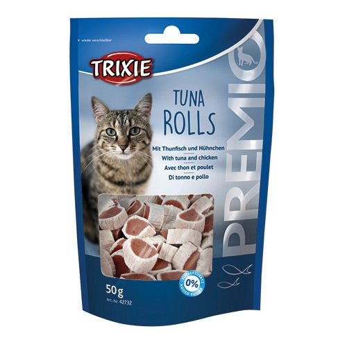 Premio Tuna Rolls with chicken and tuna, 30% meat, 53% fish, no added sugar, resealable bag – Keans Claremorris