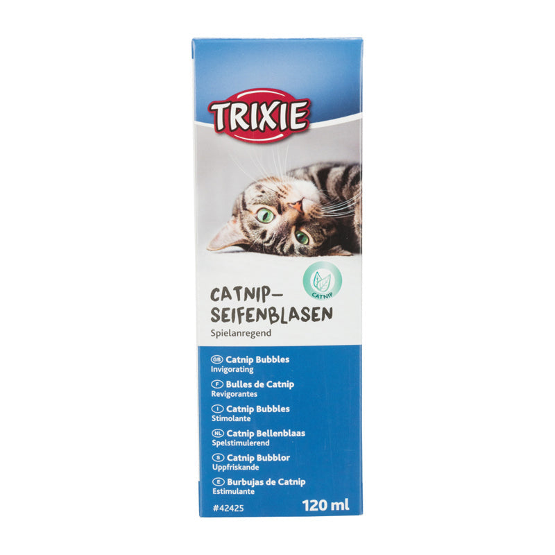Catnip Bubbles with wand, non-toxic, 120ml, enticing catnip scent for playful cats – Keans Claremorris.