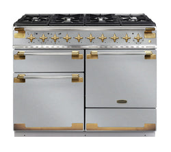 Rangemaster Elise Luxe 110cm Dual Fuel Antique Brass