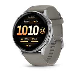 Garmin Venu 4 (45Mm), Silver With Silver Grey Silicon Band | 49-GAR-010-03014-01