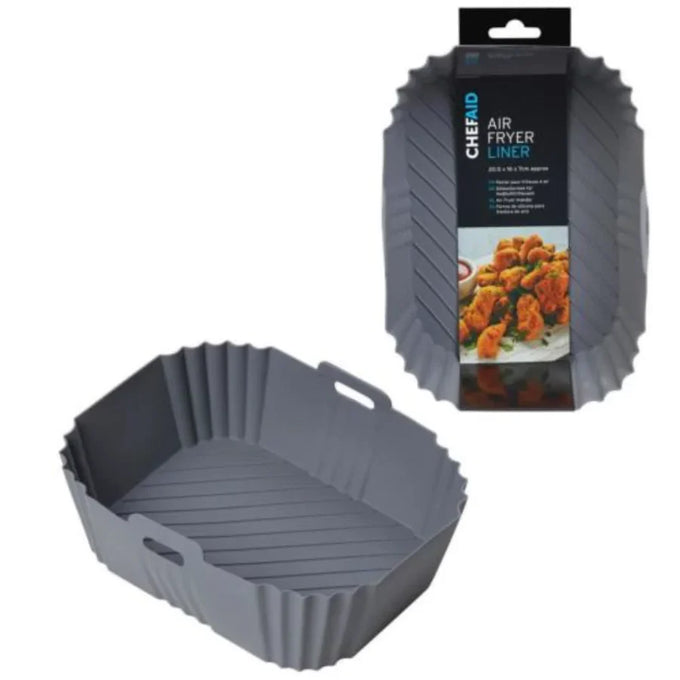 Chef Aid Silicone Air Fryer Liner 20.5 x 16 x 7cm - Image 2