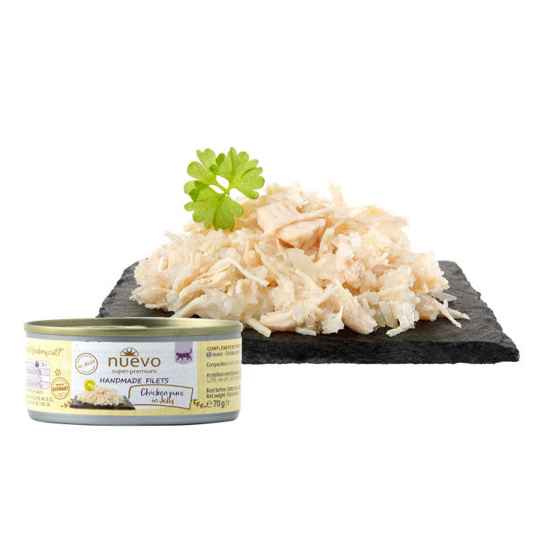 Nuevo Cat Food Chicken Pure in Jelly 70g, premium quality, vet-approved, nutritious meal for cats | Keans Claremorris