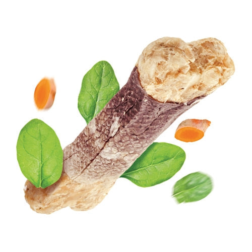 Chewing Bone Small 10cm with Omega, Spinach, turmeric – natural, high protein dog treat by Keans Claremorris