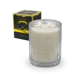 Celtic Candle Double Wick Christmas Gold