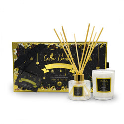 Celtic Candle Gift Box Mini Christmas Gold