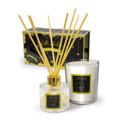 Celtic Candle Gift Box Mini Christmas Gold