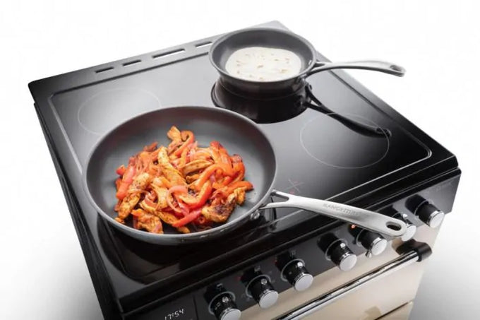 Rangemaster CLA60ECCR/C 128110 Classic 60cm Ceramic Cooker - CREAM/CHROME - Image 3