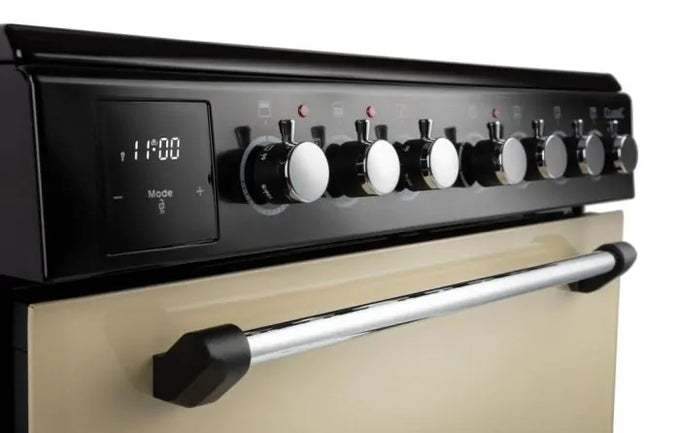 Rangemaster CLA60ECCR/C 128110 Classic 60cm Ceramic Cooker - CREAM/CHROME - Image 4