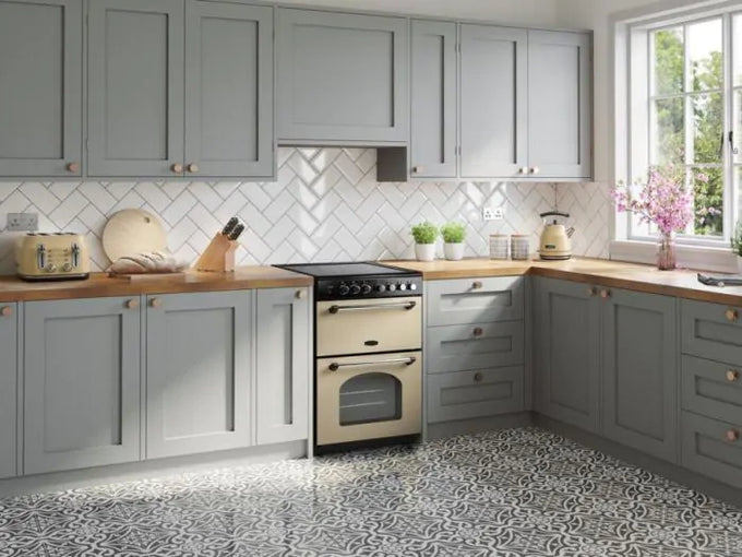 Rangemaster CLA60ECCR/C 128110 Classic 60cm Ceramic Cooker - CREAM/CHROME - Image 6