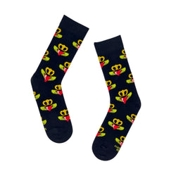 Galway Claddagh Ring Socks Black 3-7 Irish Humour Socks