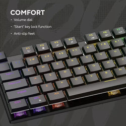 Canyon Cometstrike GK-55 gaming keyboard with RGB backlight, mechanical keys – available at Keans Claremorris.
