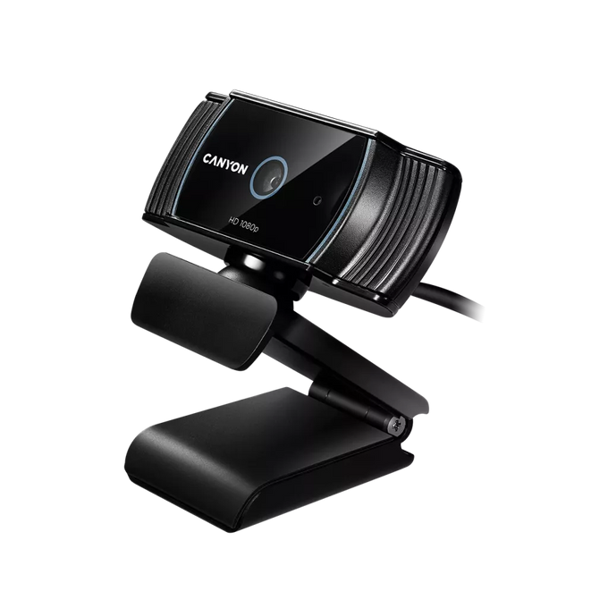 Canyon Full HD Webcam C5 with 1080p, auto focus, noise reduction mic, USB 2.0, 65° view - Keans Claremorris