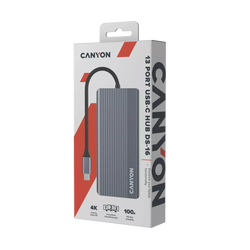 Canyon 13 Port USB-C HUB DS-16 with multiple USB ports, HDMI, SD card reader - Keans Claremorris store