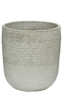 Colin Planter Outdoor  Medium - Glazed  White