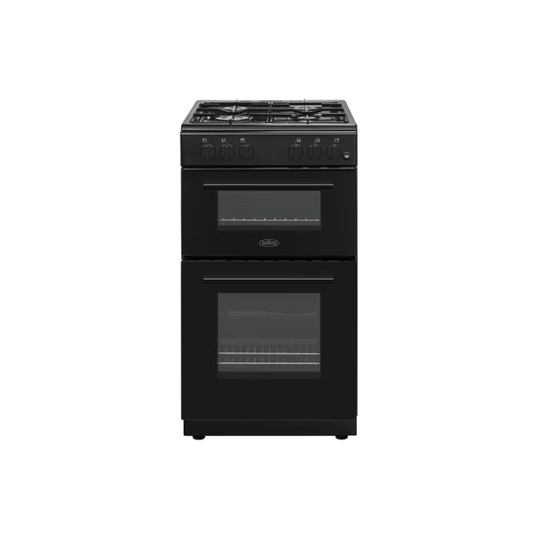 Belling BFSG51TCWHLPG, Double Oven LPG Gas Cooker, Black