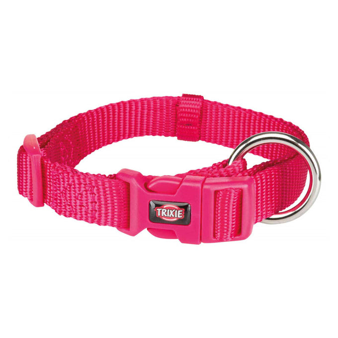 Premium L-XL Fuchsia dog collar, durable, comfortable, easy to clean, strain relief buckle, 40-65 cm – Keans Claremorris