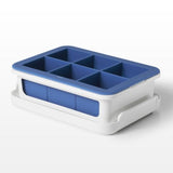 Oxo Good Grips large ice cube tray with flexible silicone, rigid frame, tight-sealing lid, 6 large cubes – Keans Claremorris