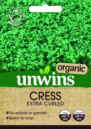 Cress Extra Curled (Organic)