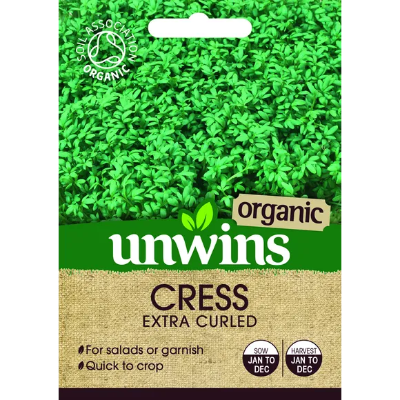 Herb Cress Extra Curled (Organic) - KeansClaremorris