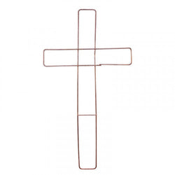 Wire Frame Cross 12" single