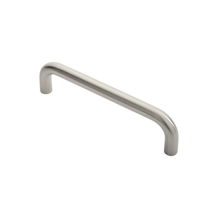 19mm diameter satin stainless steel D pull handle, 225mm centres, 244mm length, Steelworx 304, Keans Claremorris