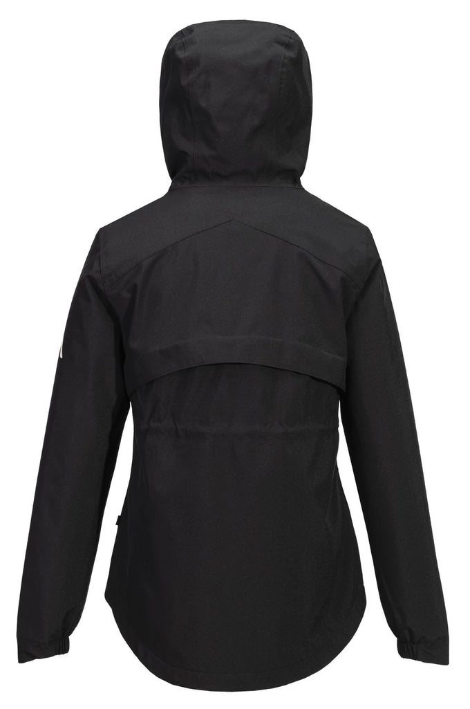 Portwest Ladies - Clonbur Fleece Lined Rain Jacket Black - Image 3