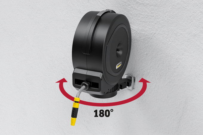 Karcher HBX 4.15 hose box 2.645-377.0 durable garden hose storage, available at Keans Claremorris