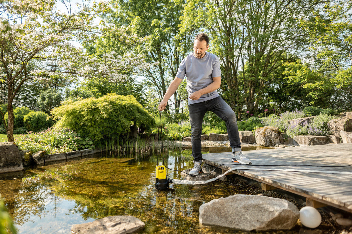 Karcher Submersible Dirty Water Pump SP9.500 Dirt, heavy-duty, efficient water removal – available at Keans Claremorris.