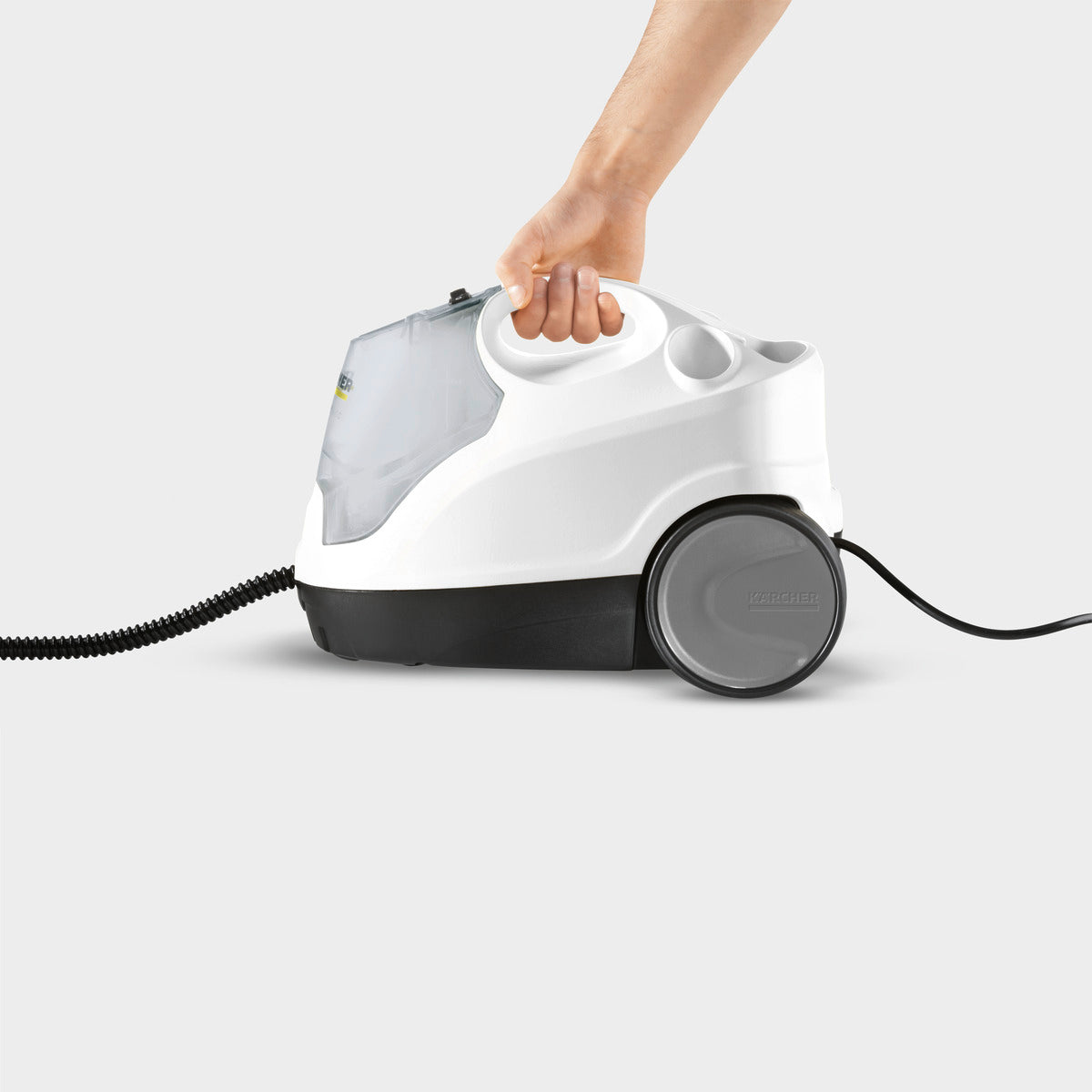 Karcher SC4 EasyFix White steam cleaner with EasyFix system - available at Keans Claremorris