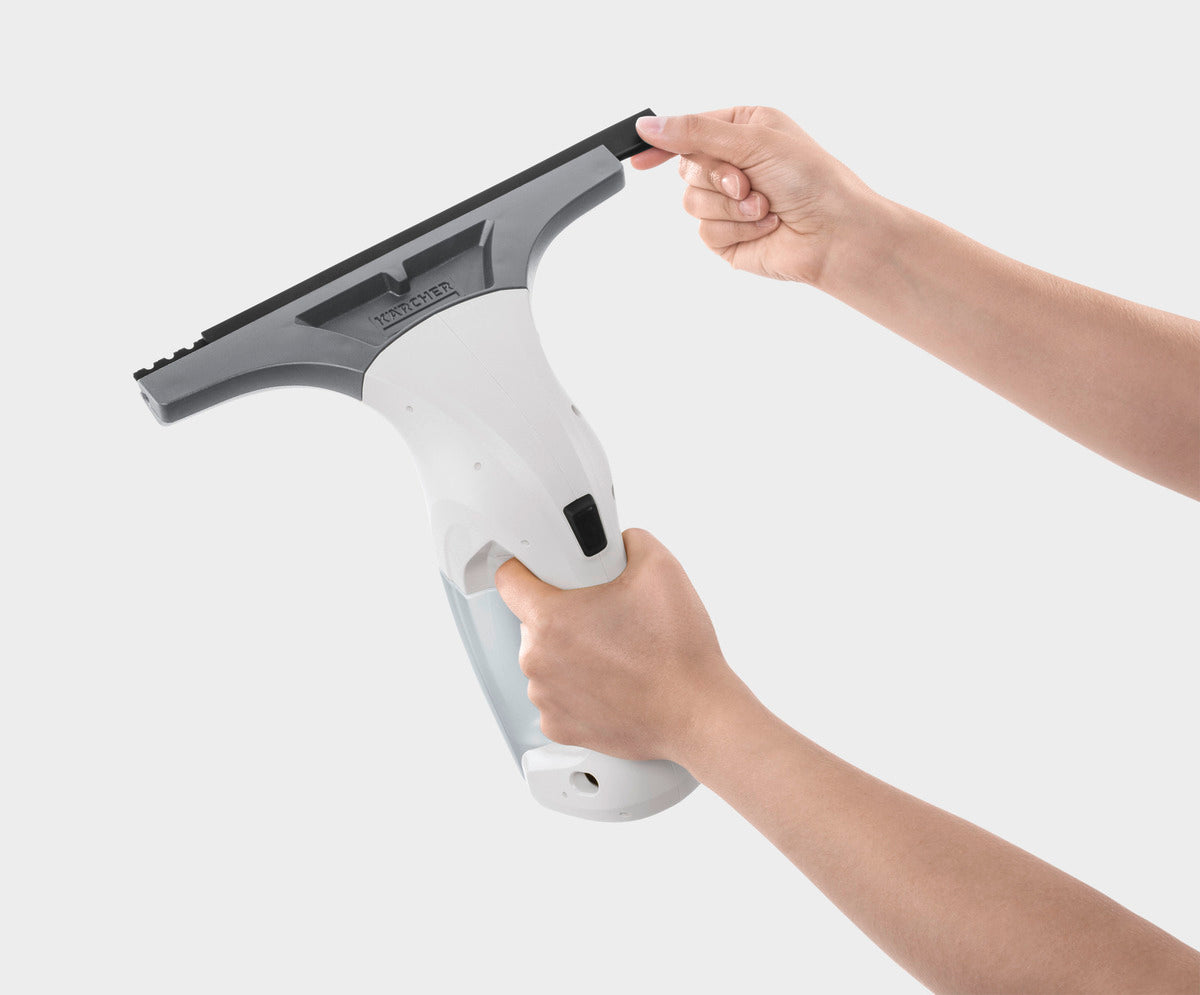 Karcher WV1 Window Vac White cordless cleaner for streak-free windows, available at Keans Claremorris.
