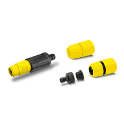 Kärcher Nozzle Set with adjustable spray, aqua-stop, universal connectors for versatile gardening, available at Kean’s