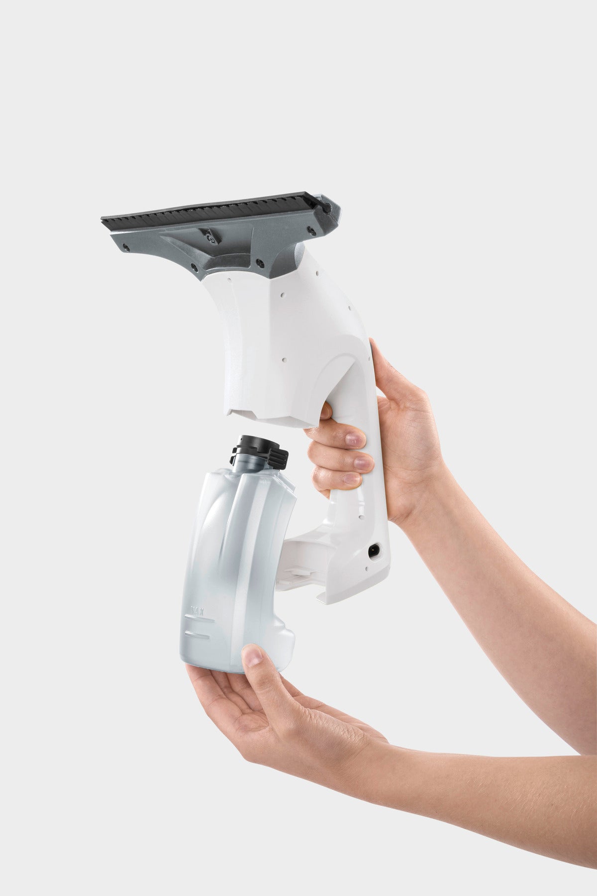 Karcher WV1 Window Vac White cordless cleaner for streak-free windows, available at Keans Claremorris.