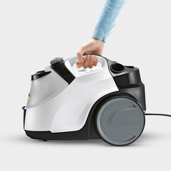 Karcher SC5 EasyFix White steam cleaner with EasyFix system – available at Keans Claremorris store