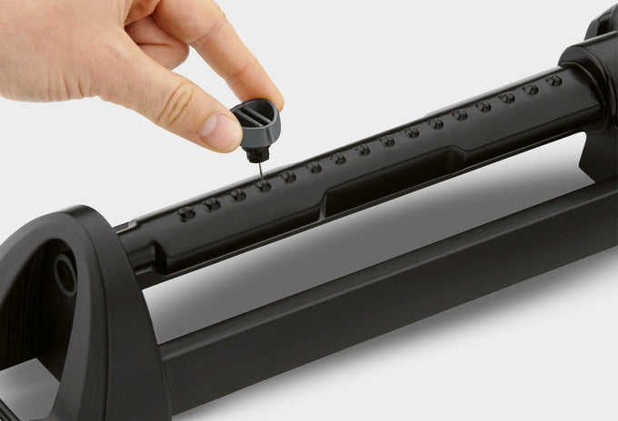 Karcher Oscillating Sprinkler OS3.220 with adjustable spray, durable design - available at Keans Claremorris