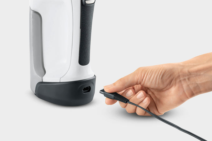 Karcher WV6 Plus Window Vac White cordless cleaner for streak-free windows, available at Keans Claremorris.