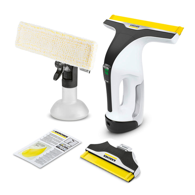 Karcher WV6 Plus Window Vac White cordless with 100-min run-time, silicone lip tech, LED display – Kean’s Claremorris –