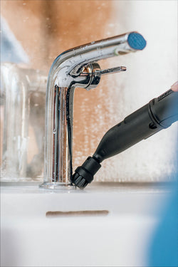 Karcher SC5 EasyFix white steam cleaner for deep cleaning, available at Keans Claremorris store.