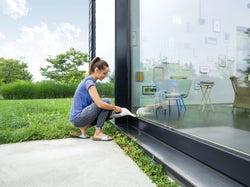 Karcher WV6 Plus Window Vac White cordless cleaner for streak-free windows, available at Keans Claremorris.