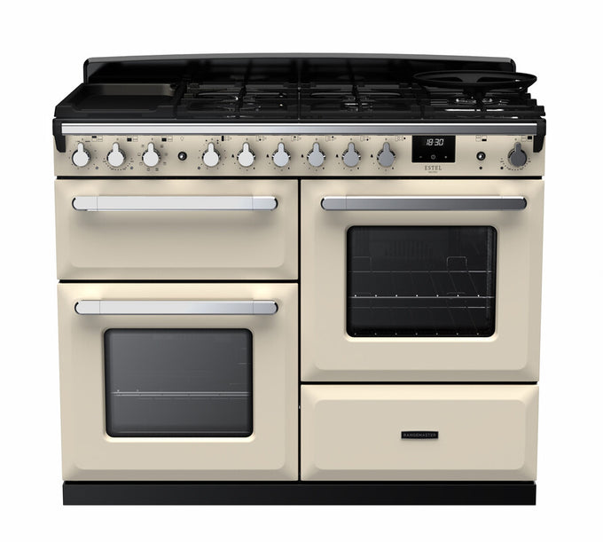 Rangemaster Dual Fuel Estel Deluxe 110cm Chrome Trim - Image 3