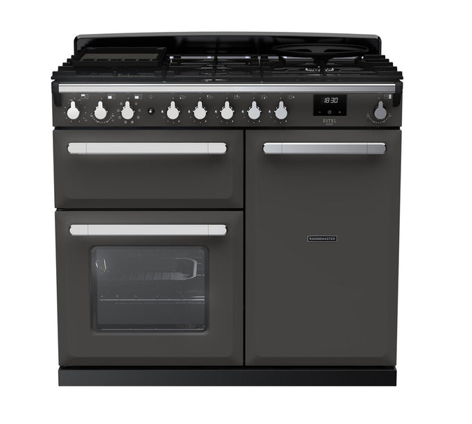 Rangemaster Dual Fuel Estel Deluxe 100cm Chrome Trim - Image 2