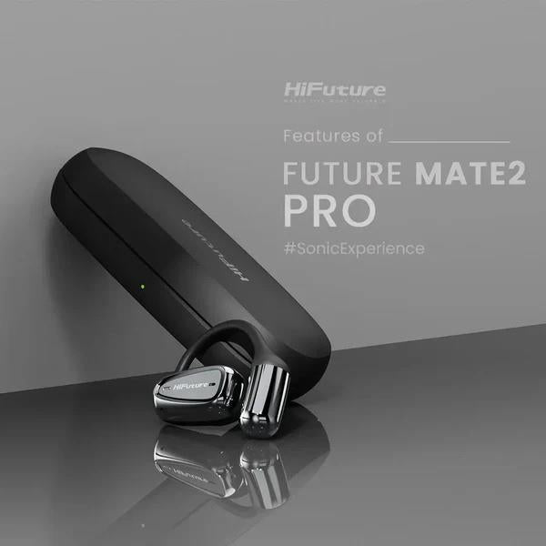 Hi Future Mate Pro 2 Open Ear Black headphones, wireless, bone conduction, lightweight - Keans Claremorris