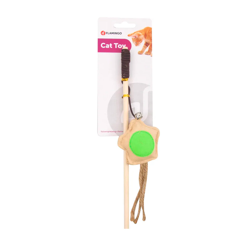 Cat Dangler Nature Flower with catnip, made of natural fabrics – playful cat toy from Keans Claremorris