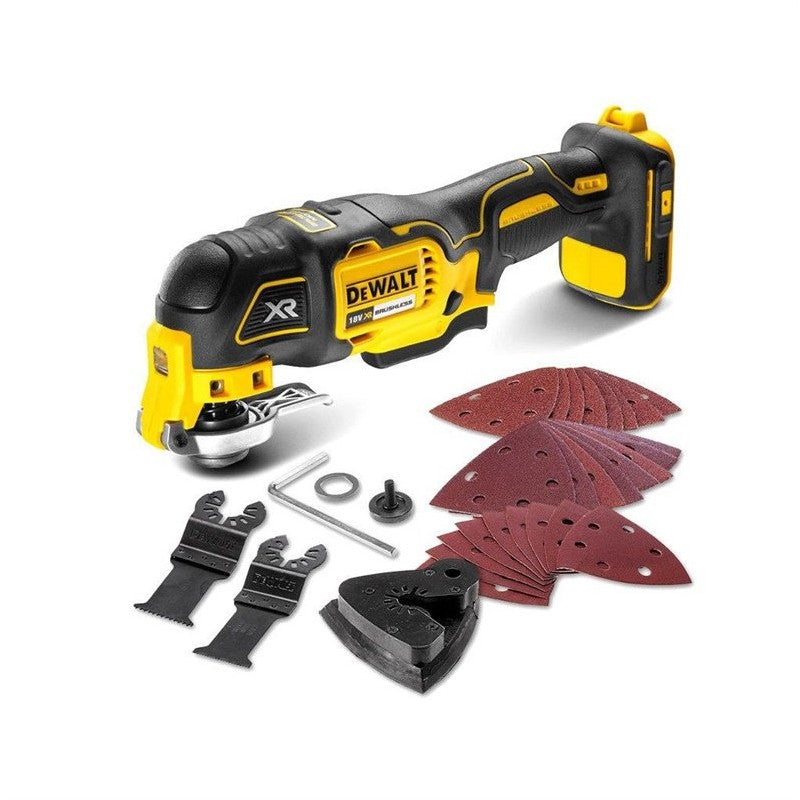 DEWALT DCS355N XR 18V Brushless Oscillating Multi-Tool with 29-Piece Kit, LED light, variable speed – Keans Claremorris