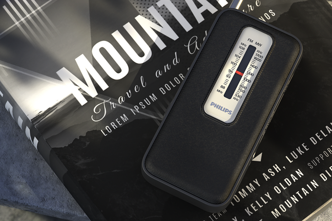 Philips Portable Pocket Radio 100 Series compact design, easy tuning, battery-powered - available at Keans Claremorris